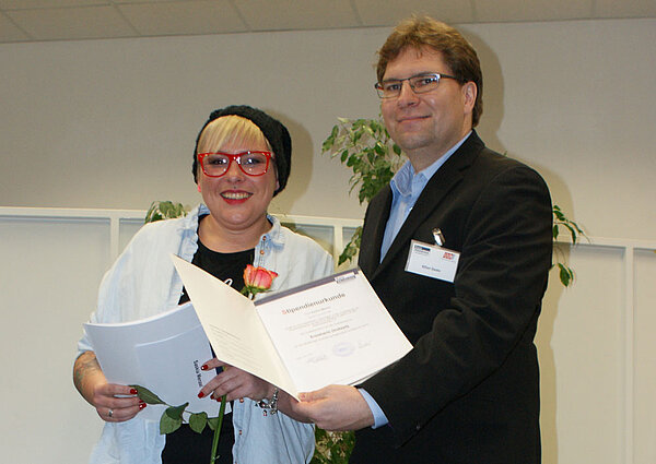 Erzieher-Stipendium für Sozialassistentin Saskia Menzel