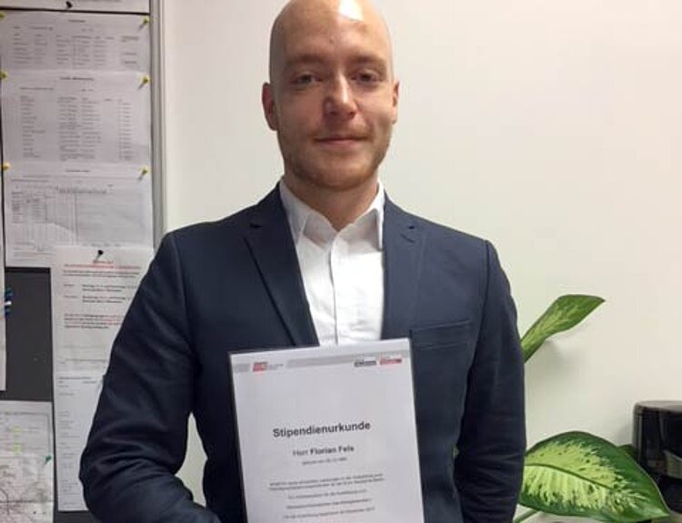 Stipendium für Übersetzer- und Dolmetscherausbildung an Florian Fels
