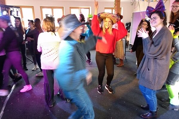 Faschingsfeier an der Fachschule
