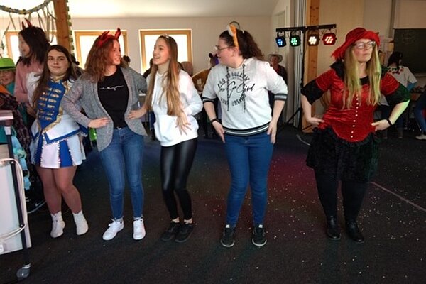 Faschingsfeier an der Fachschule
