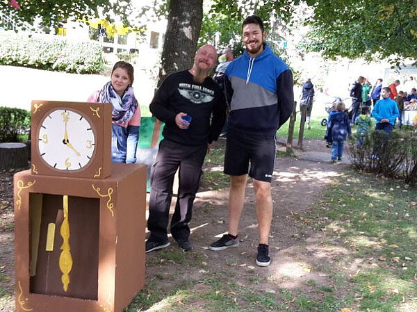 Angehende Erzieher engagierten sich bei Kita-Sommerfest
