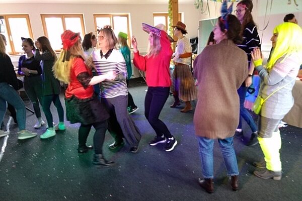 Faschingsfeier an der Fachschule