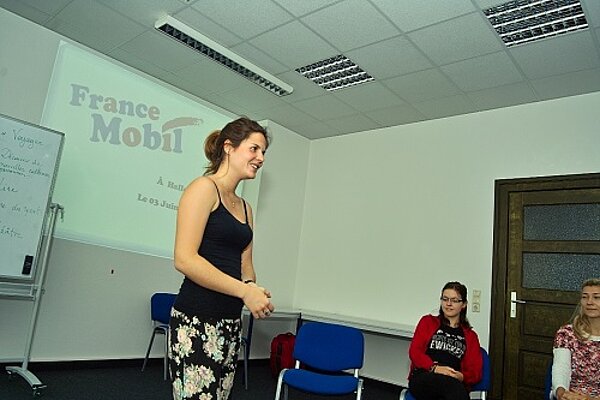 "France Mobil" macht Station an Euro Akademie Halle!