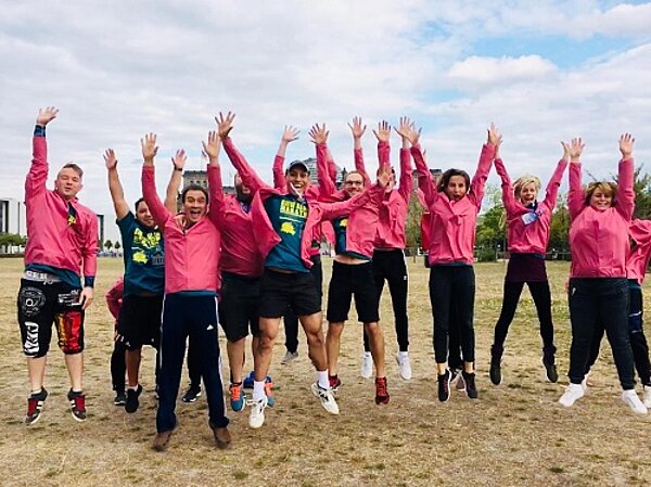 Heilende Hände für Marathon-Muskeln