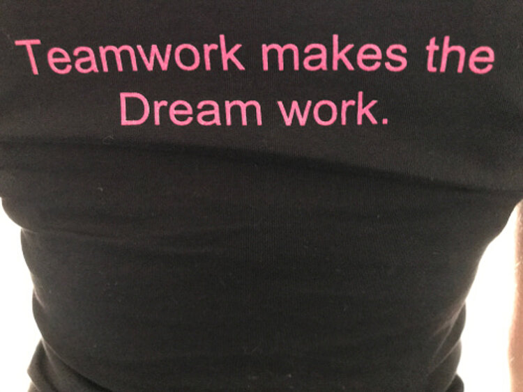 Teamwork makes the dream work!