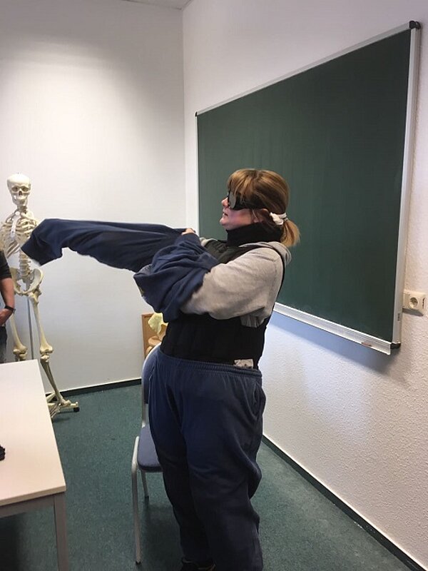 Praxisunterricht der angehenden Altenpfleger