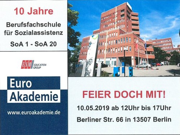10 Jahre Berufsfachschule für Sozialassistenz