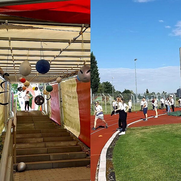 Sportliche Weltraumreise