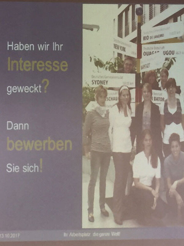 Berufliche Perspektiven im Auswärtigen Amt