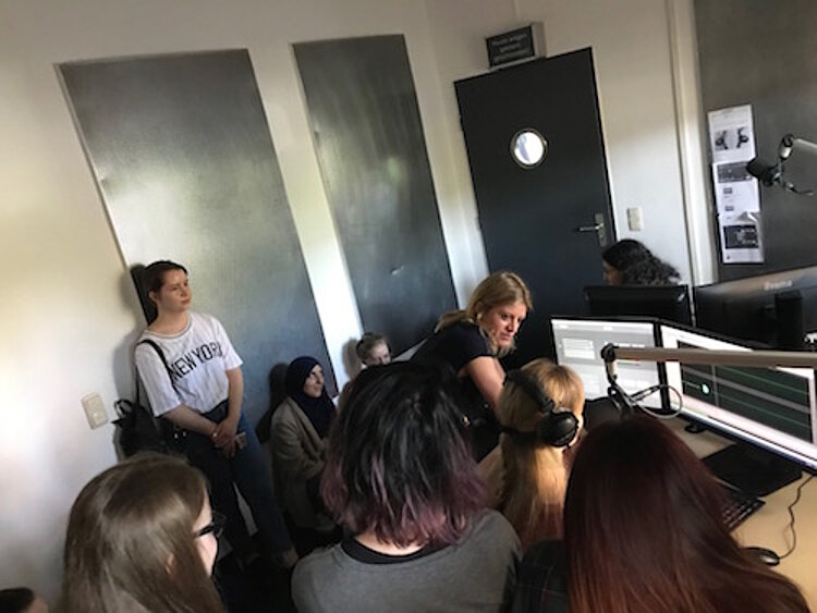 Zu Besuch im Funkhaus Aschaffenburg