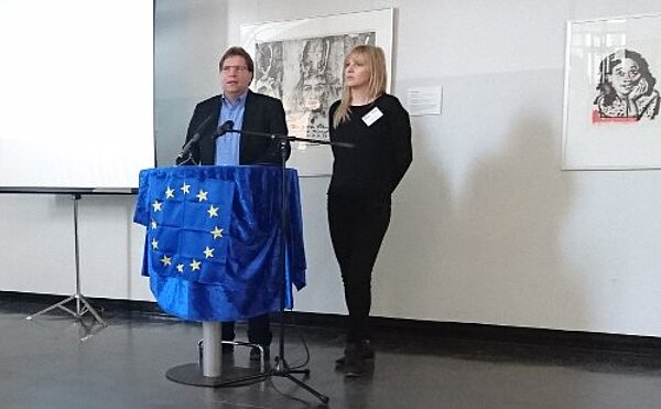 Eröffnung der Europa-Ausstellung im Rathaus