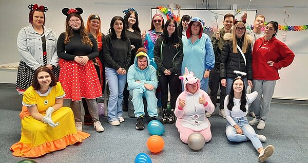 Faschingsfest an der Euro Akademie Dessau