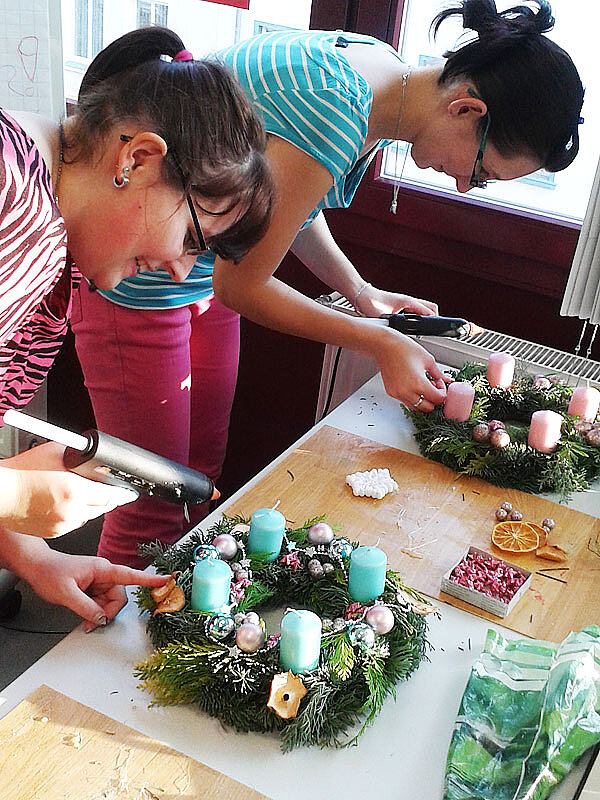 Basteln in der Weihnachtszeit