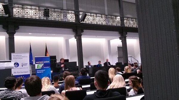 "Europa Café" im Niedersächsischen Landtag