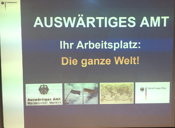 Unser Arbeitsplatz: Die ganze Welt!