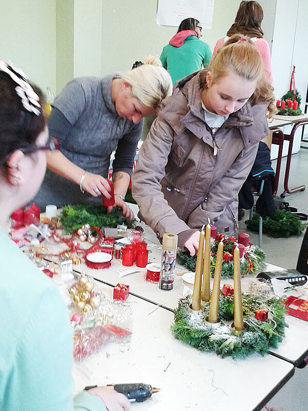 Basteln in der Weihnachtszeit