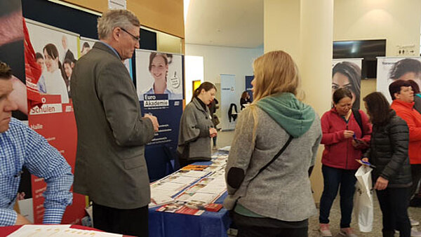 Euro Akademie auf der Jobmesse in Halle