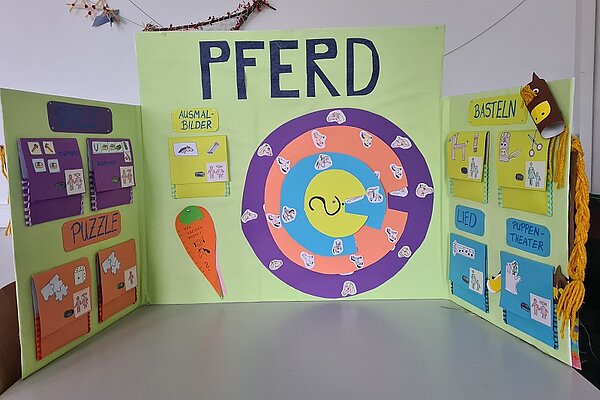 Schüler*innen gestalten kreative Lapbooks