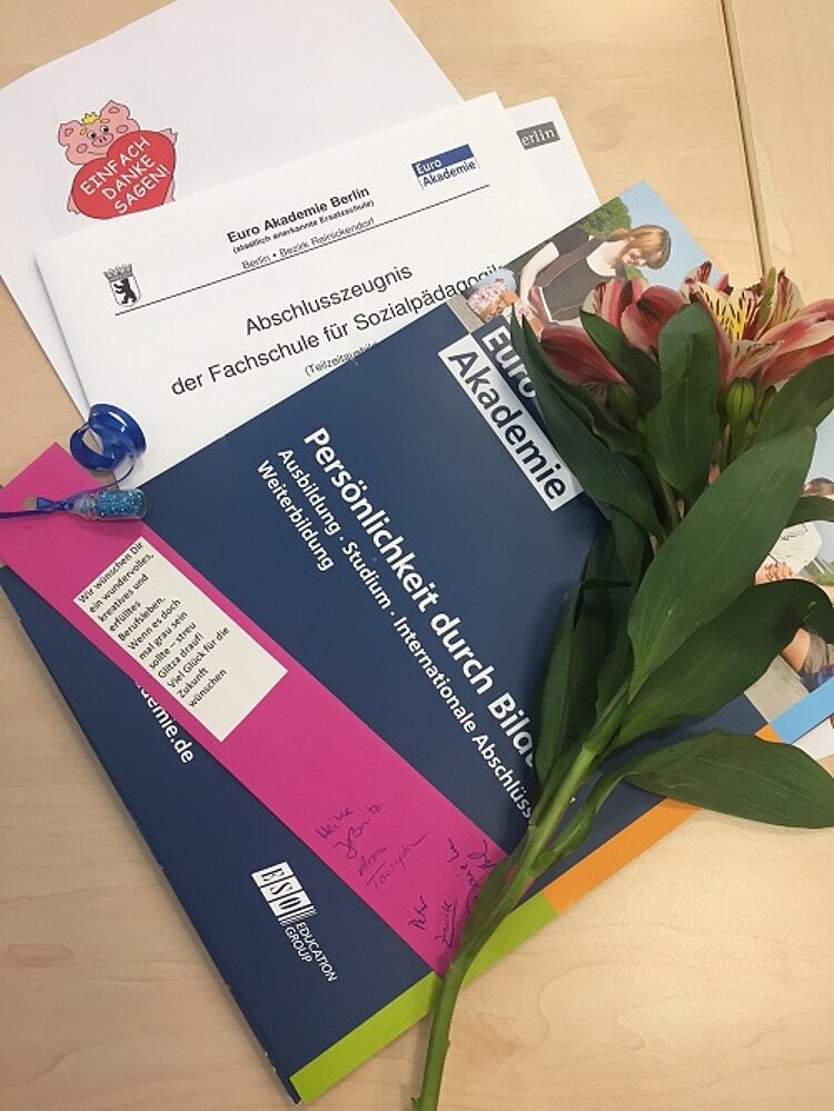 Abschluss der Erzieherausbildung