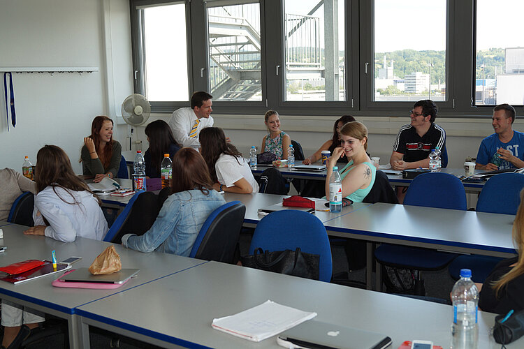 Finanzexperte in der Schule