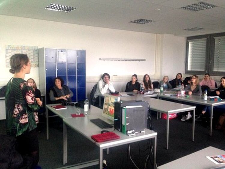 Besuch aus Wales an der Euro Akademie Aschaffenburg
