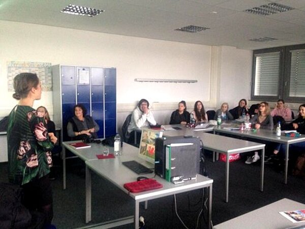 Besuch aus Wales an der Euro Akademie Aschaffenburg