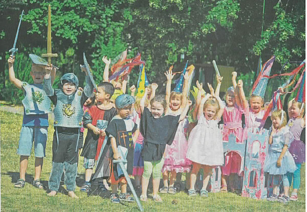 Unterstützung für das Mittelalterfest der Holzweißiger Kita „Bergmännchen“