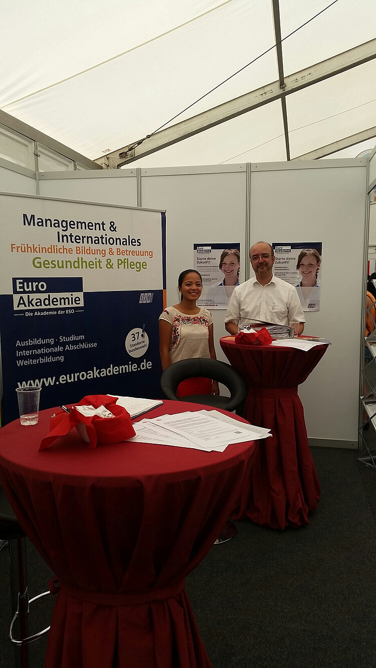 Euro Akademie auf der Berufsinformationsmesse Rheinhessen