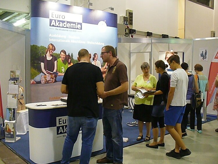 Auf der 1. Pflegemesse in Dresden
