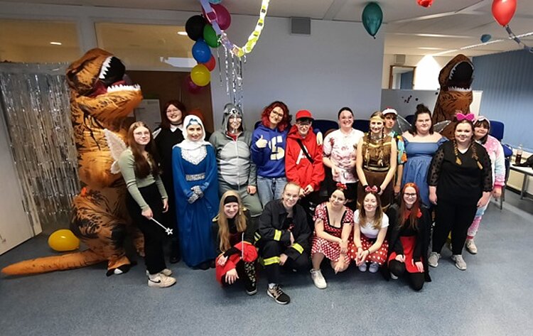 Faschingsfest an der Euro Akademie Dessau