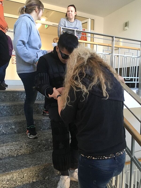 Praxisunterricht der angehenden Altenpfleger