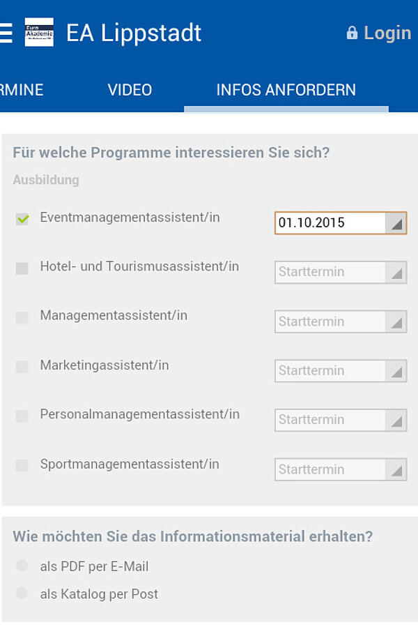 Euro Akademie Lippstadt - jetzt auch per App