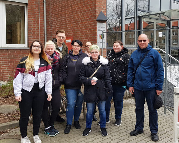 Exkursion zum Justizzentrum Anhalt in Dessau
