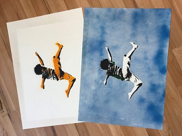 Ästhetik: Stencil in der Schule