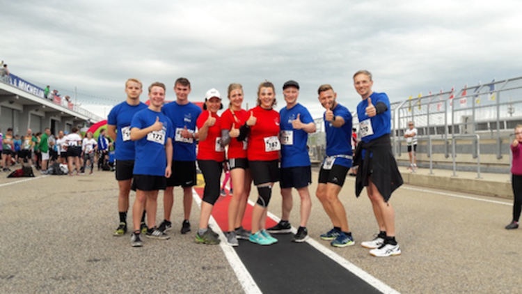 Firmenlauf auf dem Sachsenring in Hohenstein-Ernstthal