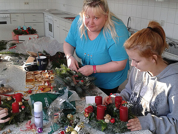 Basteln in der Weihnachtszeit
