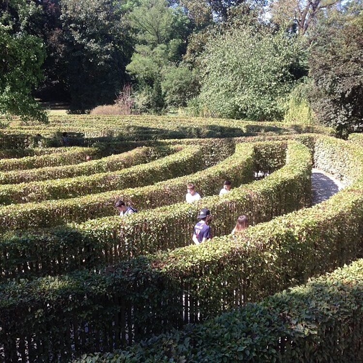 Ausflug in den Park Schönbusch