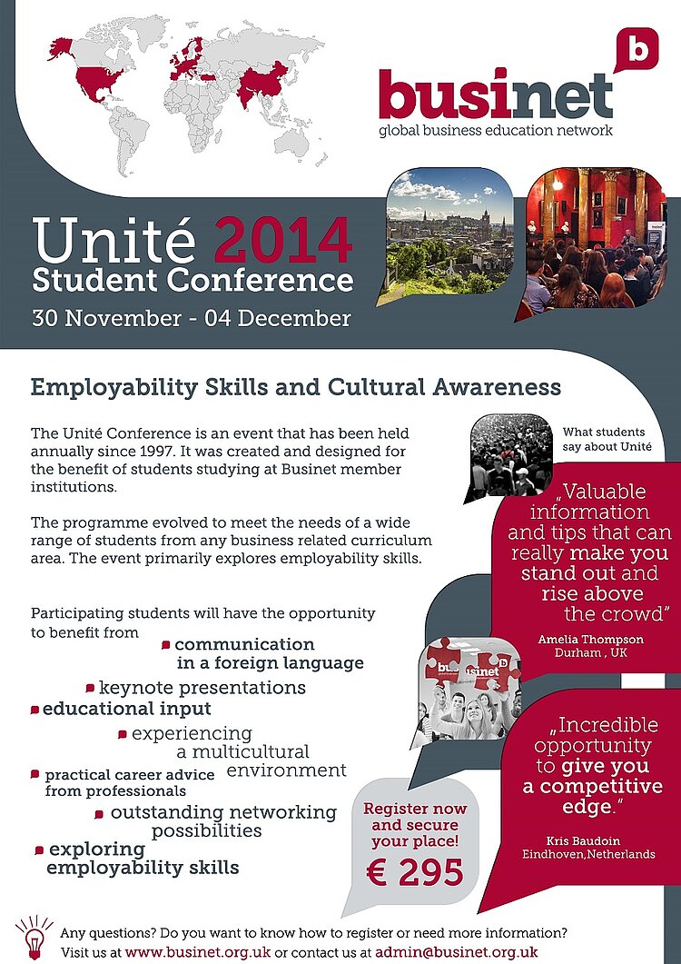 Unité - Internationale Studentenkonferenz in Schottland