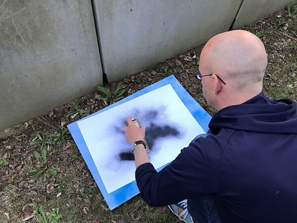Ästhetik: Stencil in der Schule