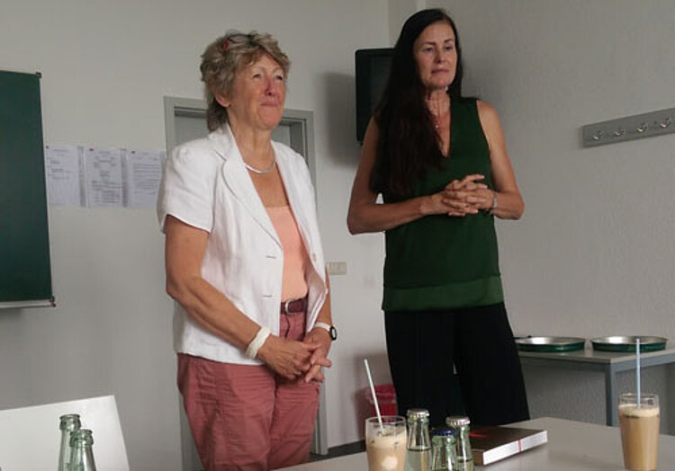 ESO-Geschäftsführerin Silvia Semidei zu Besuch am Standort Bitterfeld-Wolfen