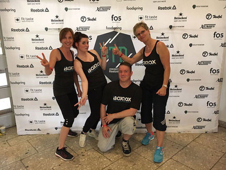 Massagen und Motivation: Physiotherapeuten beim Berliner Throwdown aktiv