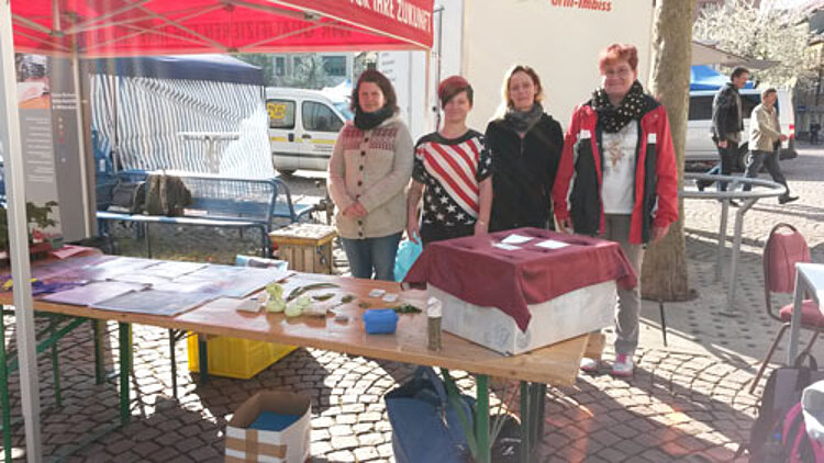 Die Klasse APFH 15 auf dem 11. Bitterfelder Seniorenmarkt