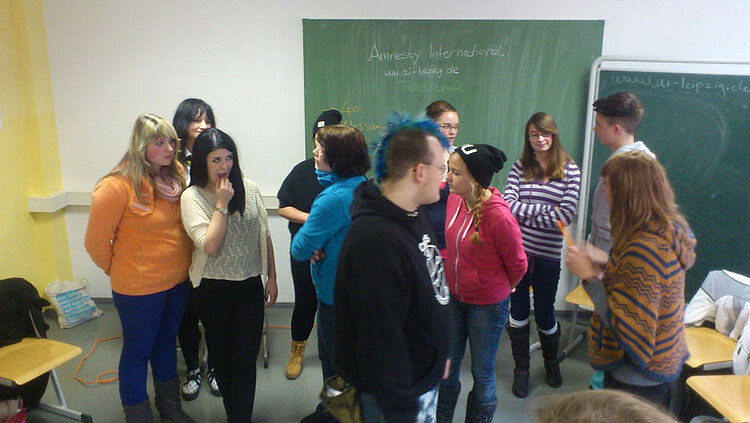 Workshop zum Thema "Menschenrechte"