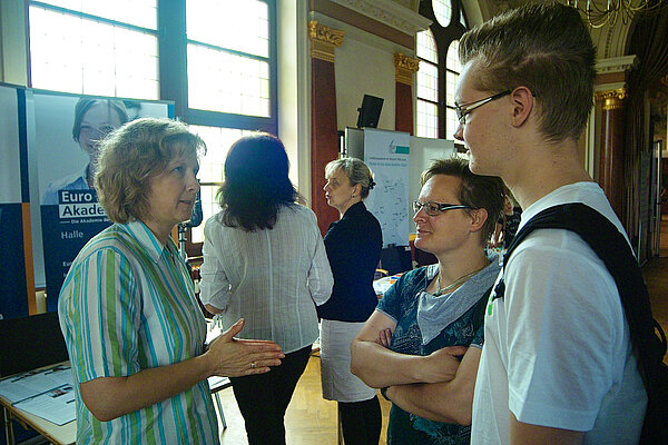 Perspektive 2014 - Euro Akademie Halle auf der Messe für Ausbildung und Studium