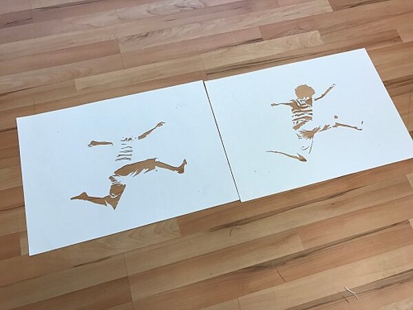 Ästhetik: Stencil in der Schule