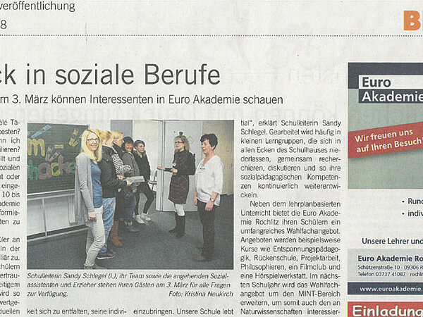 Einblick in soziale Berufe