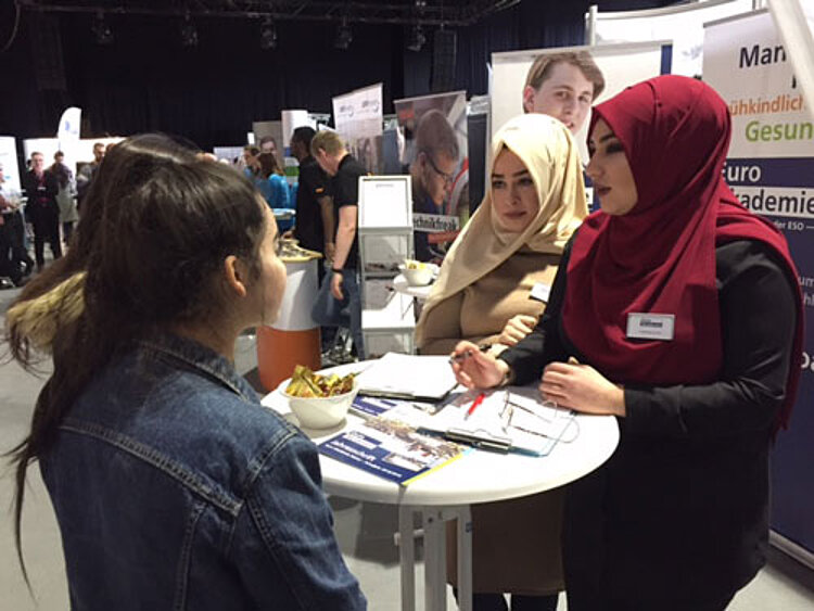 Euro Akademie auf der Ausbildungsmesse in Wiesbaden