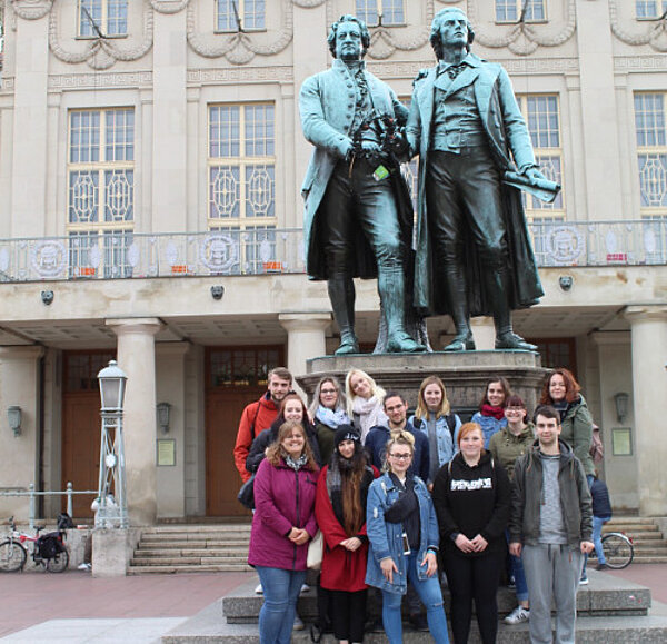 Erzieher auf Klassenfahrt in Weimar