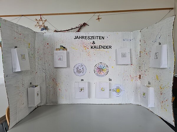Schüler*innen gestalten kreative Lapbooks