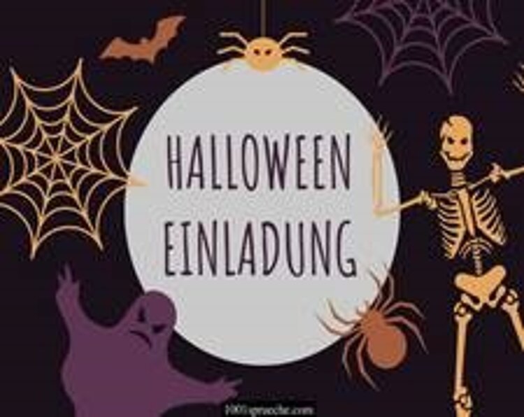 Einladung Tag der offenen Tür und Halloween Party